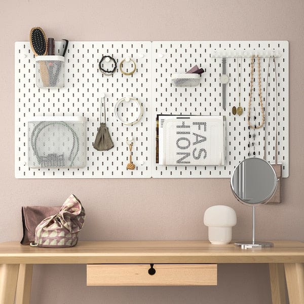 Ikea SKÅDIS - Hook, white, 19 mm