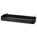 SKÅDIS shelf, black, 28x3x9 cm