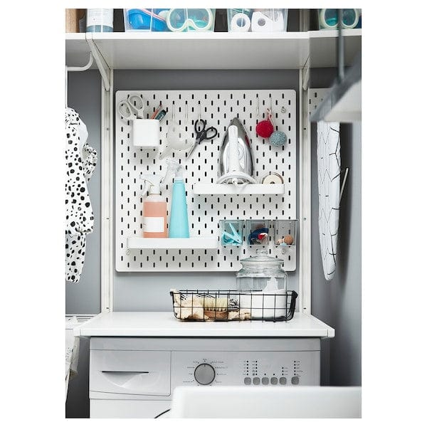 Ikea SKÅDIS - Pegboard, white, 56x56 cm