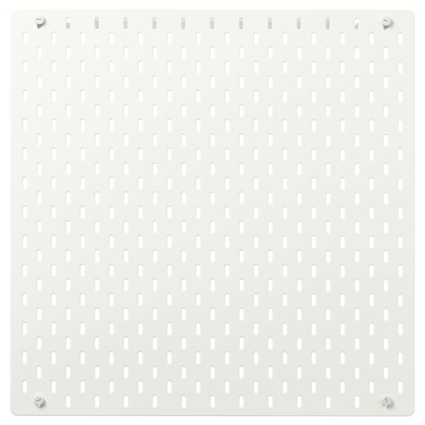 SKÅDIS pegboard, white, 56x56 cm