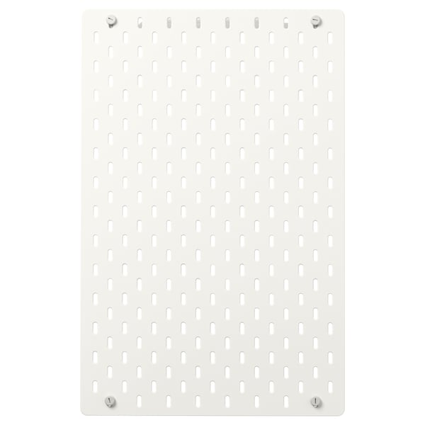 SKÅDIS pegboard, white, 36x56 cm