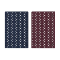 SKÅDIS pegboard, double sided/dark grey-blue dark lilac-red, 36x56 cm