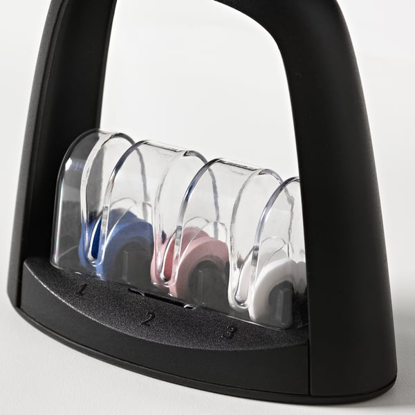 SKÄRANDE knife sharpener, black