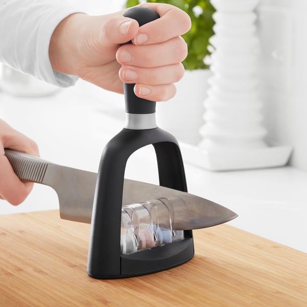 SKÄRANDE knife sharpener, black