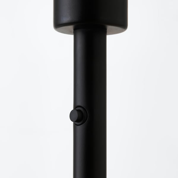 SKAFTET floor lamp base, black, 29 cm