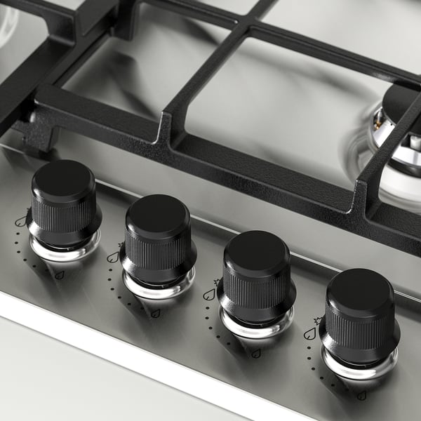 SKÅLAN gas hob, IKEA 300 stainless steel, 59 cm