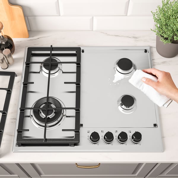 SKÅLAN gas hob, IKEA 300 stainless steel, 59 cm