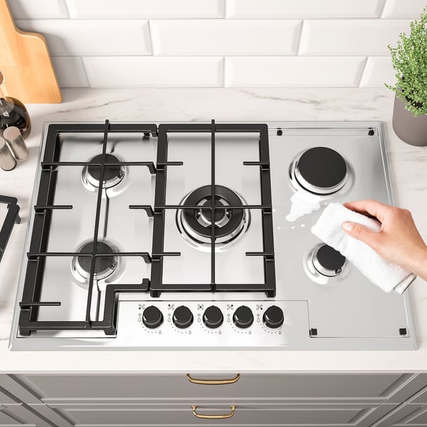 SKÅLAN gas hob, IKEA 500 stainless steel, 74 cm