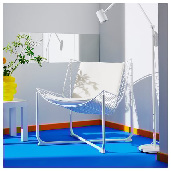 SKÅLBODA armchair cushion, Ransta beige, 96x48 cm