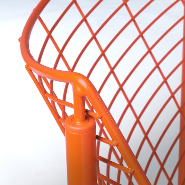 SKÅLBODA armchair, orange, 63x25x69 cm