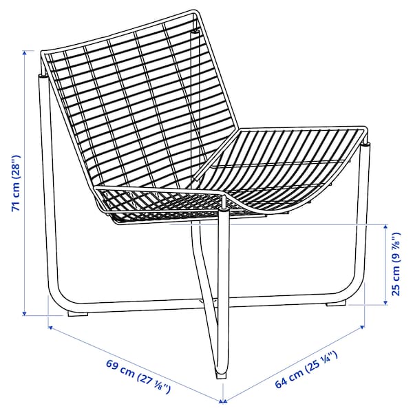 Ikea SKÅLBODA - Armchair, white