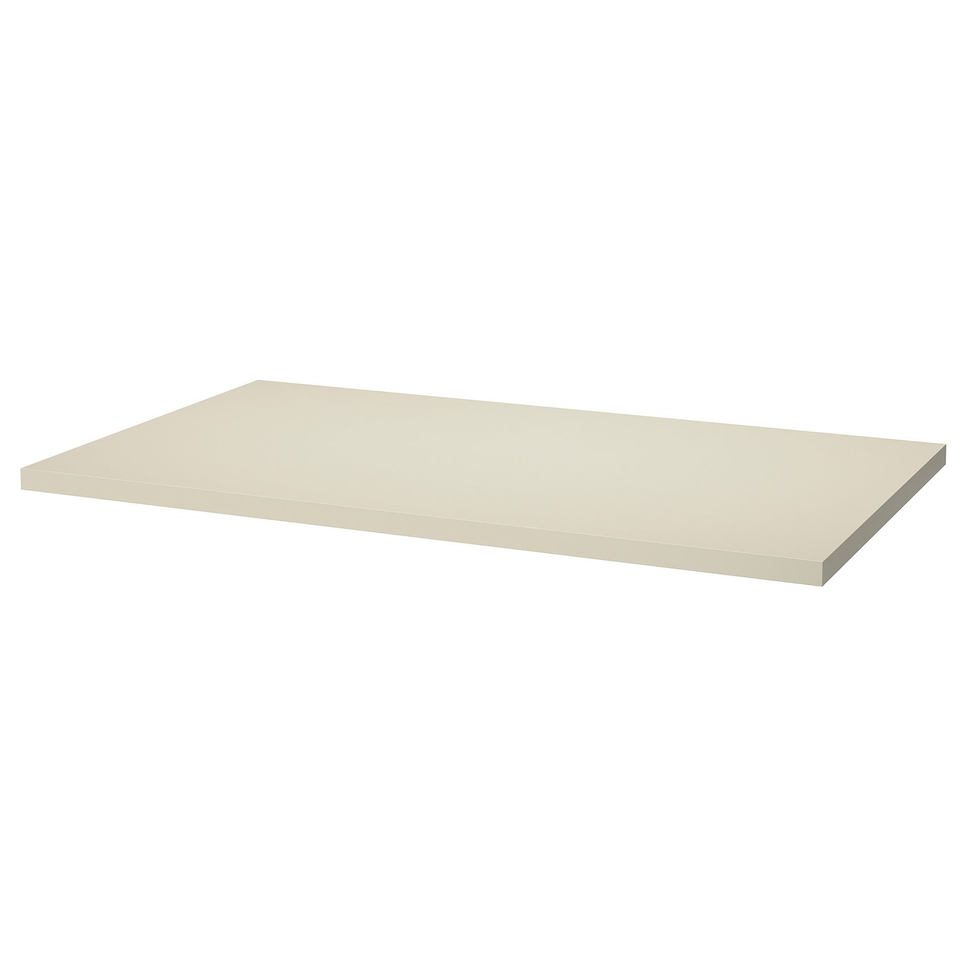 SKÅLSTA table top, light grey-beige, 140x80 cm
