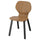 SKÅLSTA chair, walnut veneer/profiled metal/black-grey, 45x81x50 cm