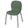 SKÅLSTA chair, Knäbäck grey-green/tubular metal/black-grey, 46x80x50 cm