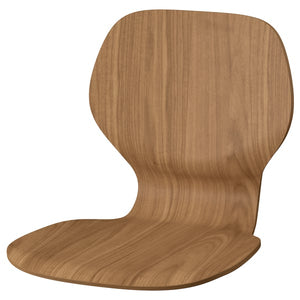 SKÅLSTA seat shell, walnut veneer, 45x43x47 cm