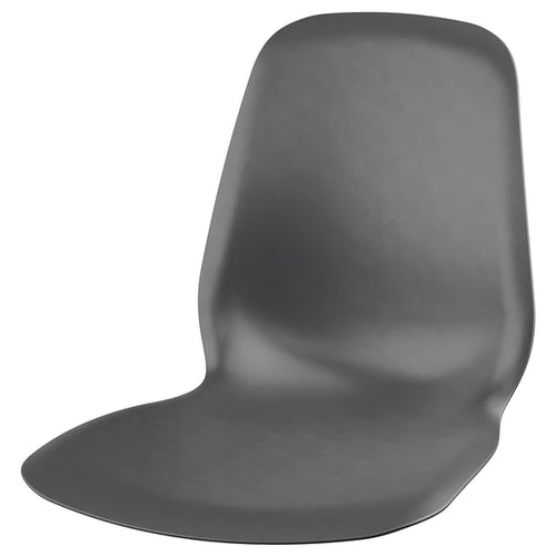 SKÅLSTA seat shell, plastic black, 45x42 cm