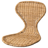 SKÅLSTA seat shell, rattan, 49x42x53 cm