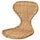 SKÅLSTA seat shell, rattan, 49x42x53 cm