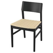 SKANSNÄS chair, black beech, 48x78x51 cm