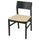 SKANSNÄS chair, black beech, 48x78x51 cm
