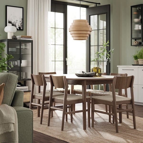 Ikea SKANSNÄS / SKANSNÄS - Table and 4 chairs, beech brown/beech brown,115/170 cm