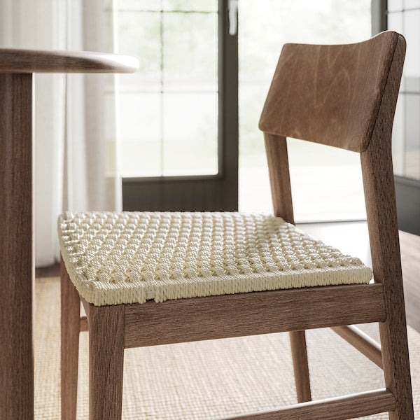 SKANSNÄS / SKANSNÄS - Table and 4 chairs, beech brown/beech brown,150/205 cm