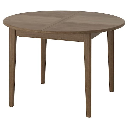 Ikea SKANSNÄS - Extending table, beech brown/wood veneer,115/170 cm