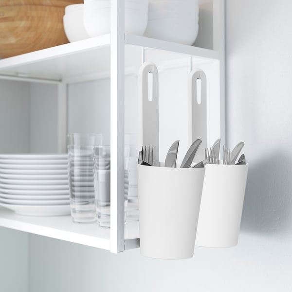SKATTÅN Container - white 12x34 cm ,