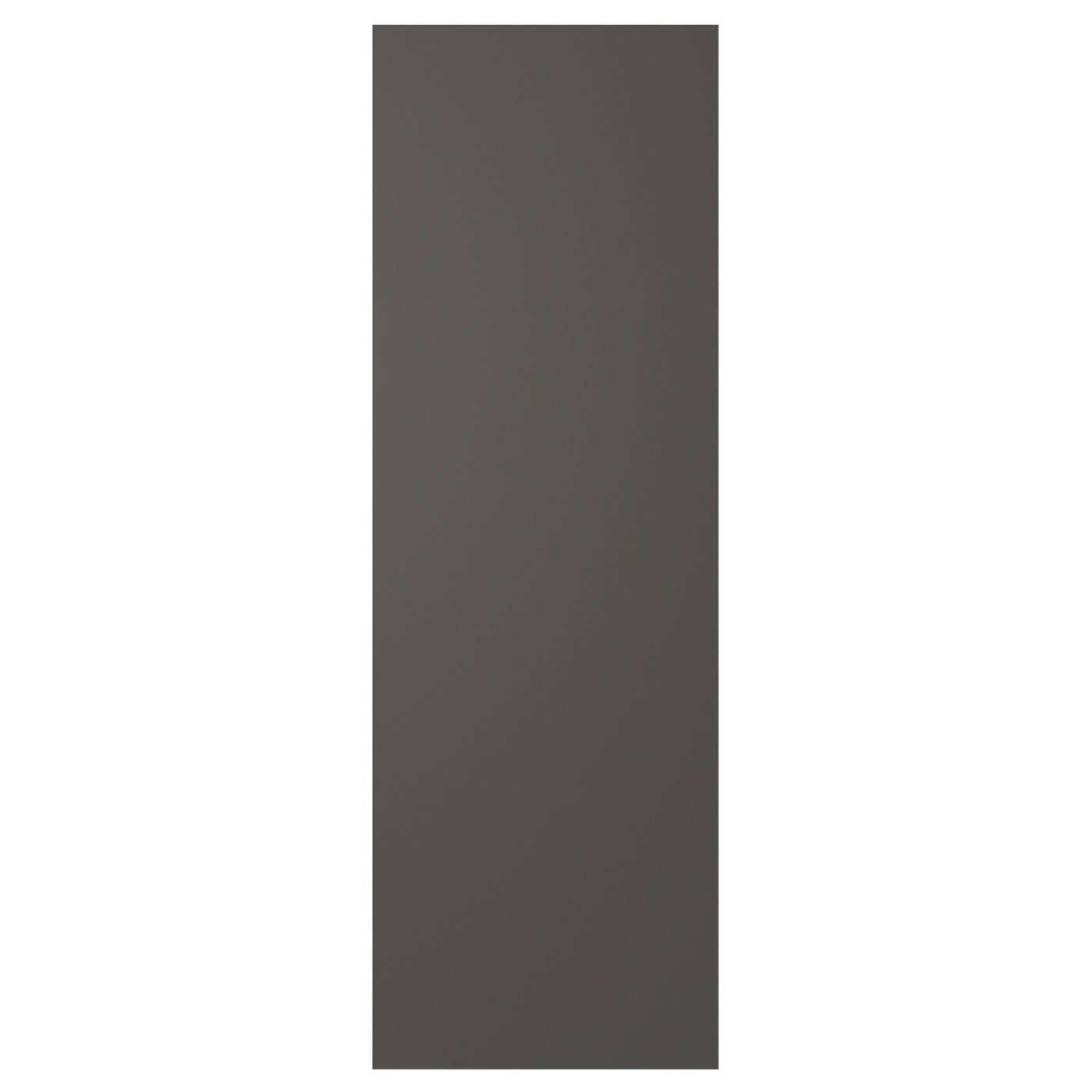 SKATVAL door with soft closing hinges, dark grey, 60x180 cm