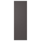 SKATVAL door with soft closing hinges, dark grey, 60x180 cm