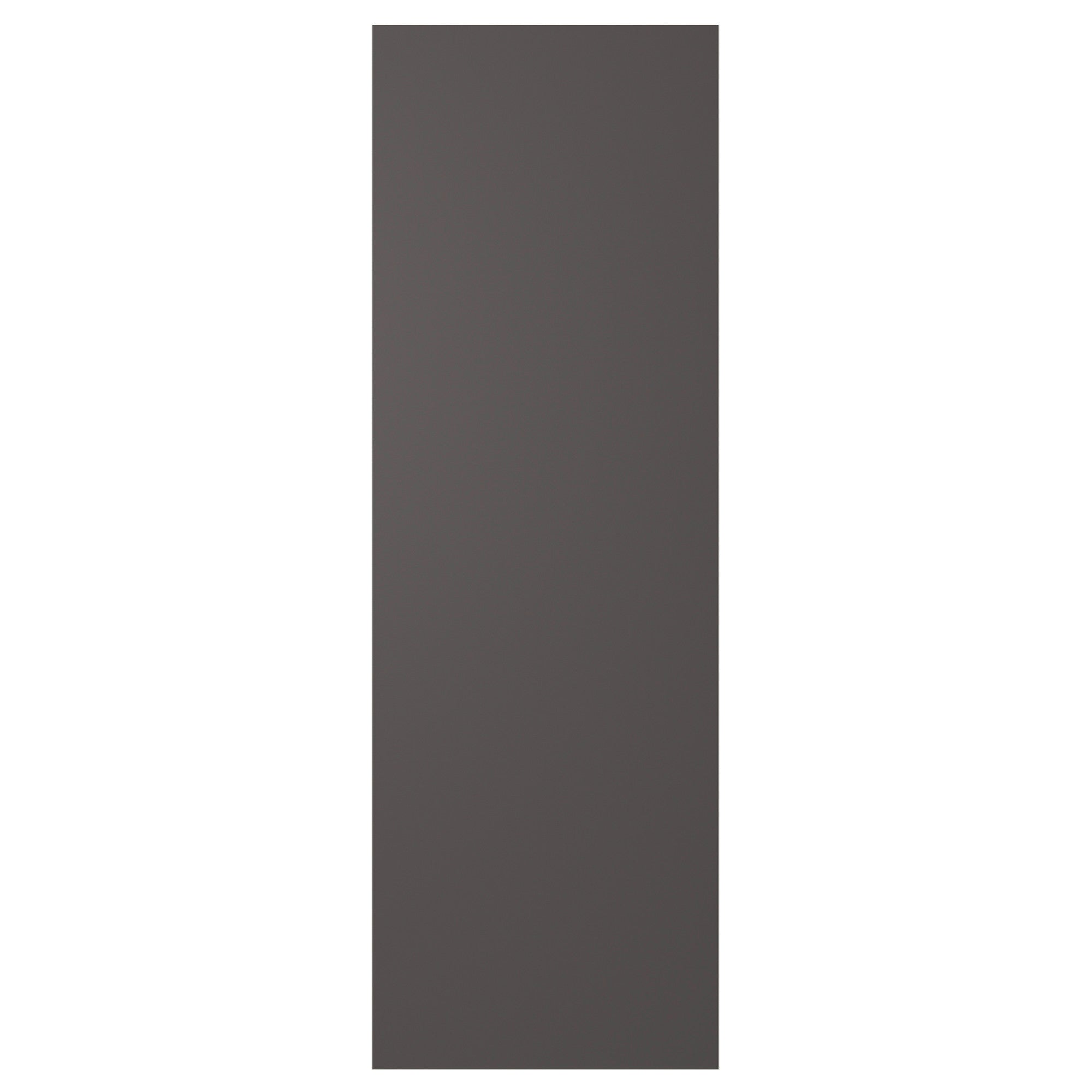 SKATVAL door with soft closing hinges, dark grey, 60x180 cm