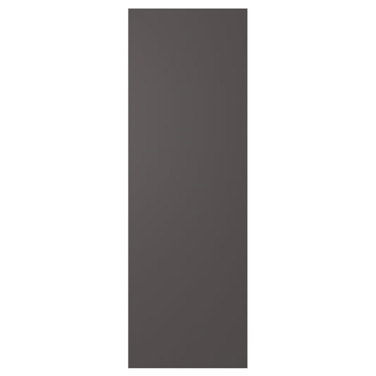 SKATVAL door with soft closing hinges, dark grey, 60x180 cm