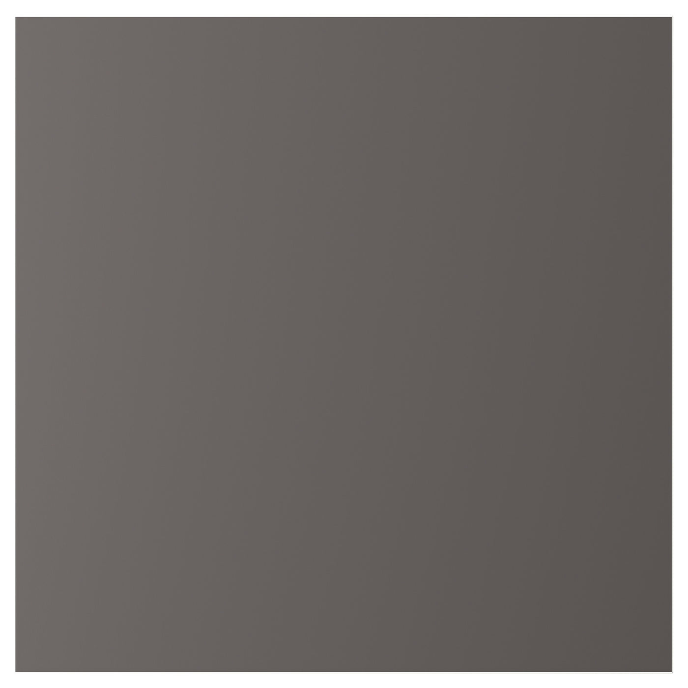 SKATVAL door with soft closing hinges, dark grey, 60x60 cm