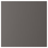 SKATVAL door with soft closing hinges, dark grey, 60x60 cm