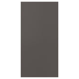 SKATVAL door with soft closing hinges, dark grey, 60x120 cm