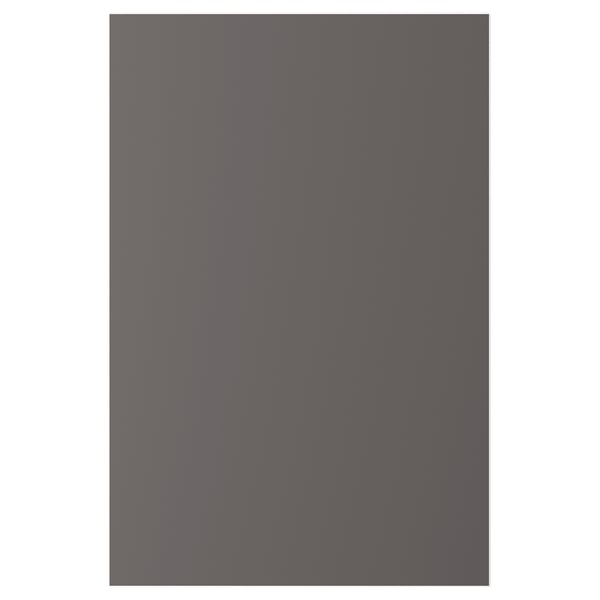 SKATVAL - SKATVAL Door with hinges, dark grey, 40x60 cm