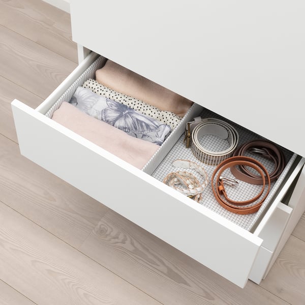 SKATVAL drawer, white/dark grey, 60x42x20 cm