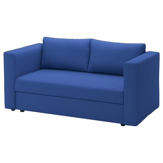 Ikea SKÖNABÄCK - 2-seater sofa bed, Knisa bright blue