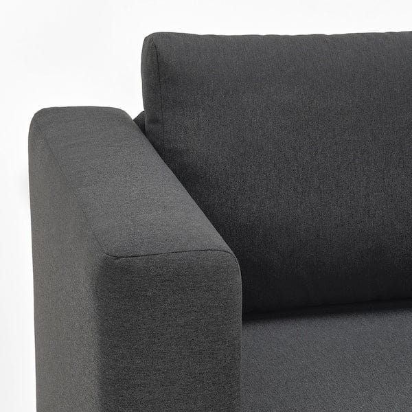 Ikea SKÖNABÄCK - 2-seater sofa bed, Knisa dark gray