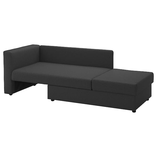 Ikea SKÖNABÄCK - 2-seater sofa bed, Knisa dark gray