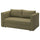 SKÖNABÄCK - 2-seater sofa bed, lime green Vissle