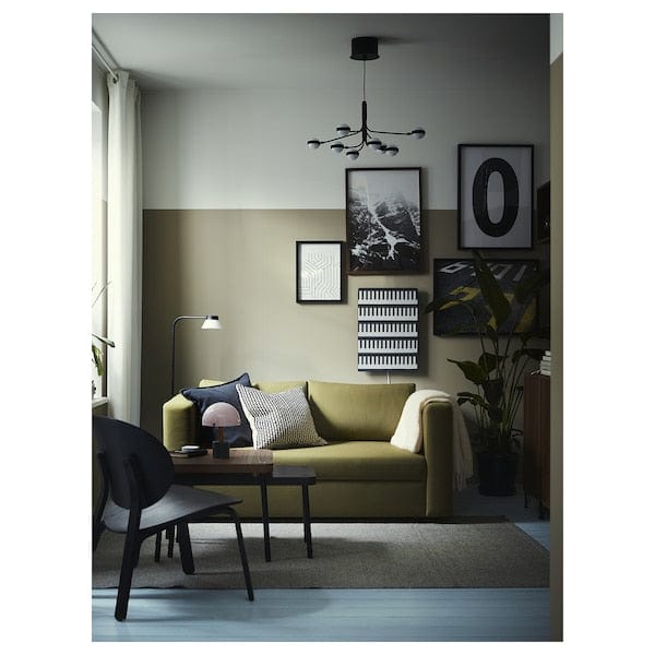 Ikea SKÖNABÄCK - 2-seater sofa bed, lime green Vissle