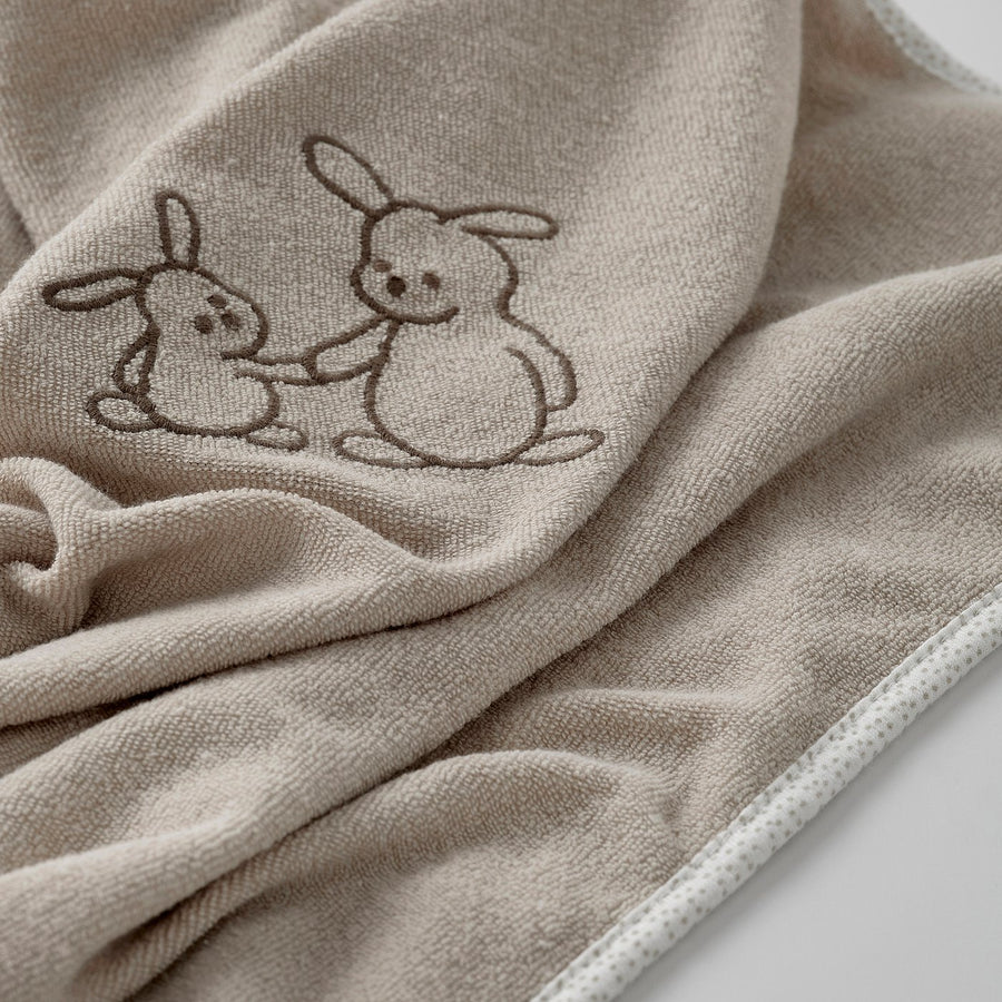 SKÖTSAM cover for babycare mat, beige/terry, 53x83 cm