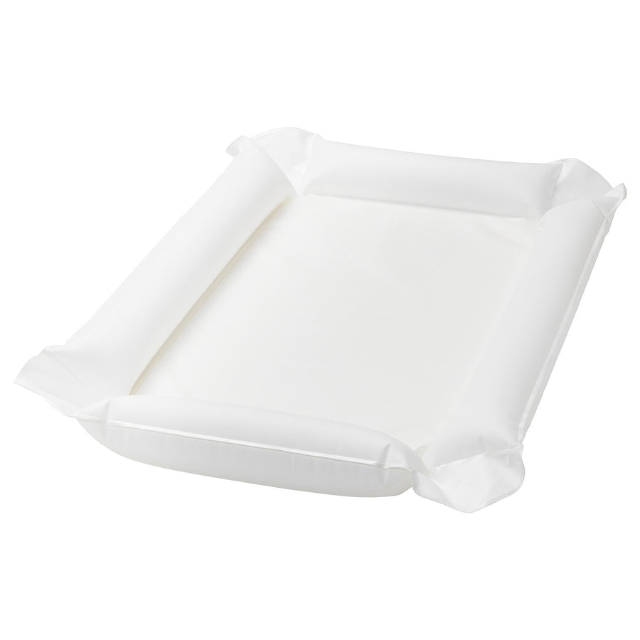 SKÖTSAM babycare mat with cover, beige/terry, 53x80 cm