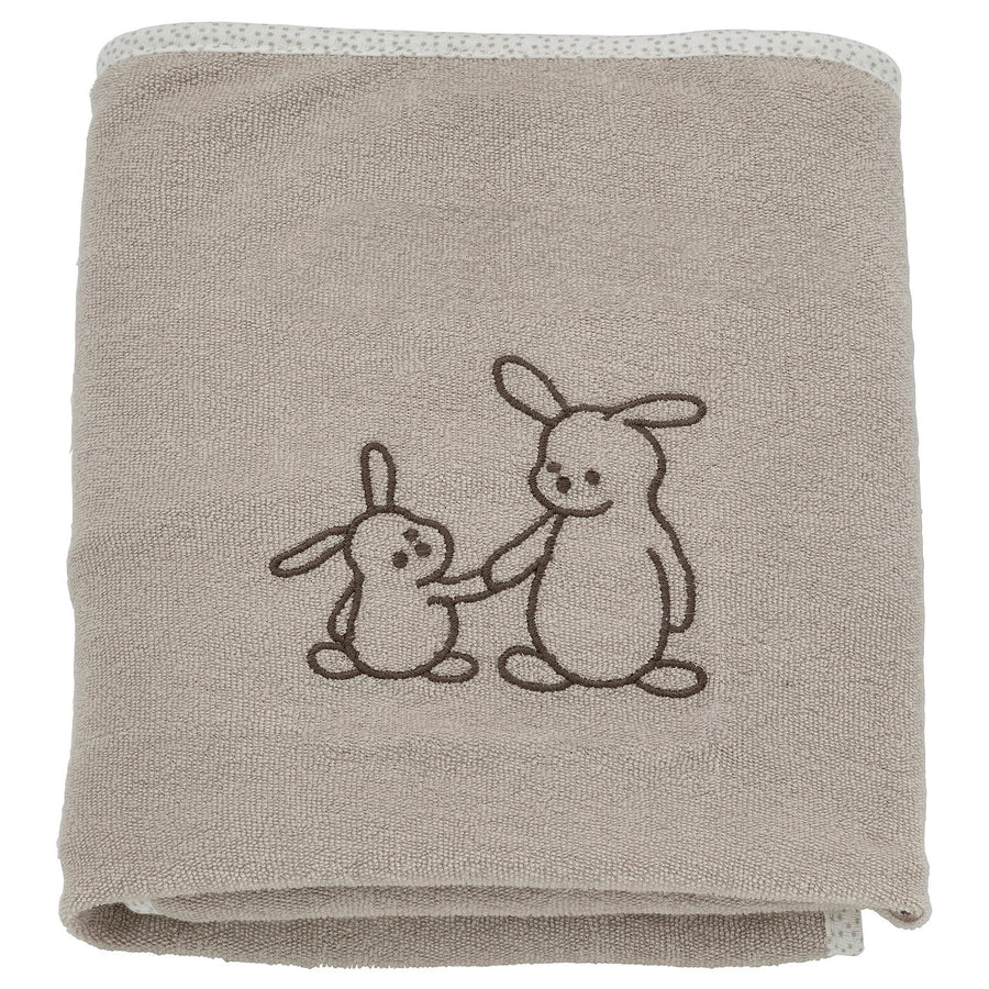 SKÖTSAM babycare mat with cover, beige/terry, 53x80 cm
