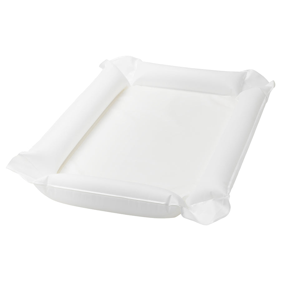 SKÖTSAM babycare mat with cover, grey, 53x80 cm