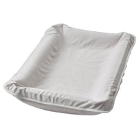 SKÖTSAM babycare mat with cover, grey, 53x80 cm