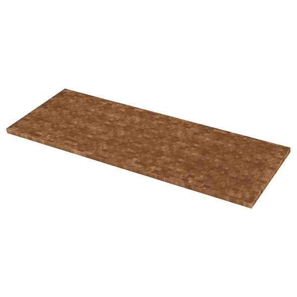 SKOGSÅ worktop, oak/veneer, 186x3.8 cm