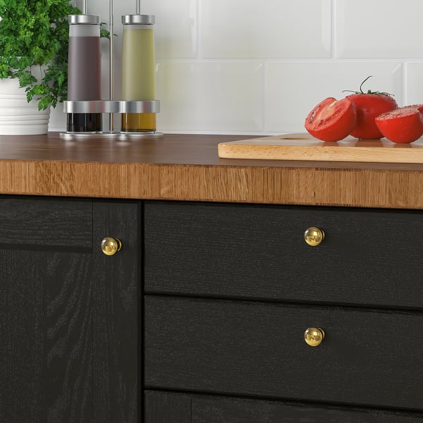 SKOGSÅ worktop, oak/veneer, 186x3.8 cm