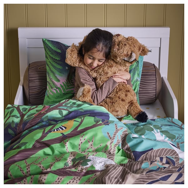 SKOGSDUVA soft toy, lynx/orange brown, 63 cm